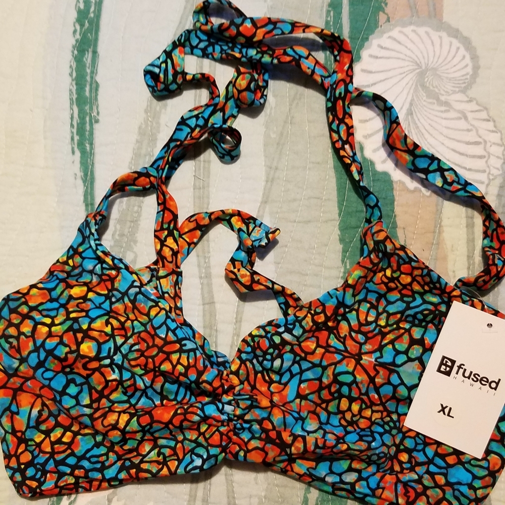 Fused Hawaii bikini top xl